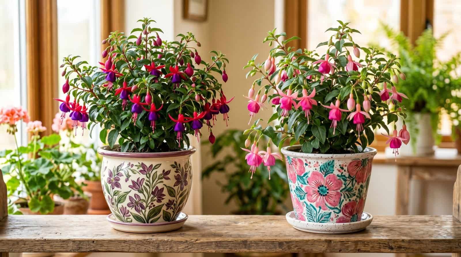 fuksia lillepott