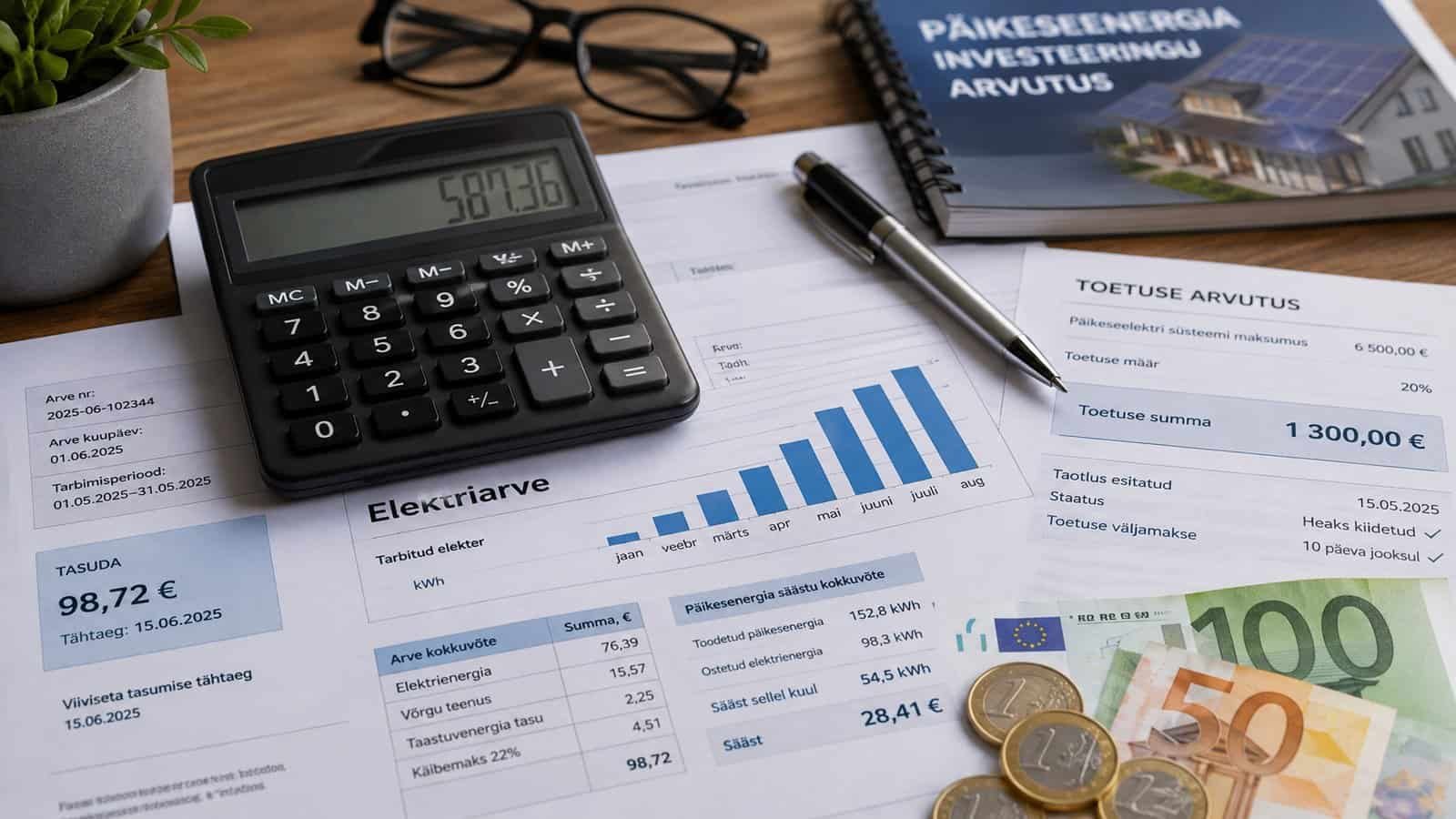 Energiamärgis ja renoveerimise dokumendid laual